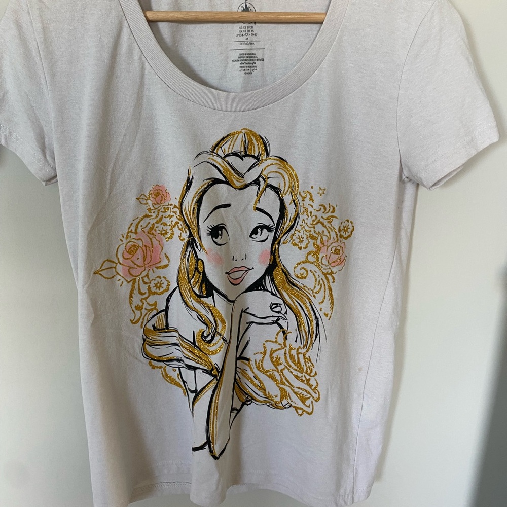 Disney Women's White Graphic T-Shirt